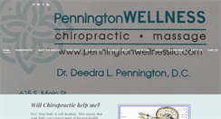 Desktop Screenshot of penningtonwellnessllc.com