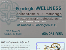Tablet Screenshot of penningtonwellnessllc.com